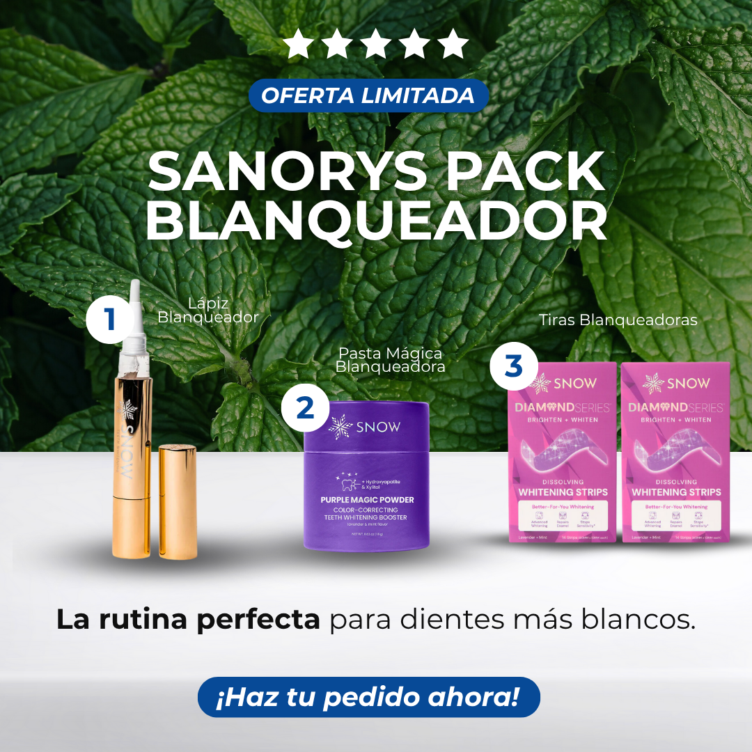 Sanorys™ - Lápiz con Suero blanqueador dental extrafuerte