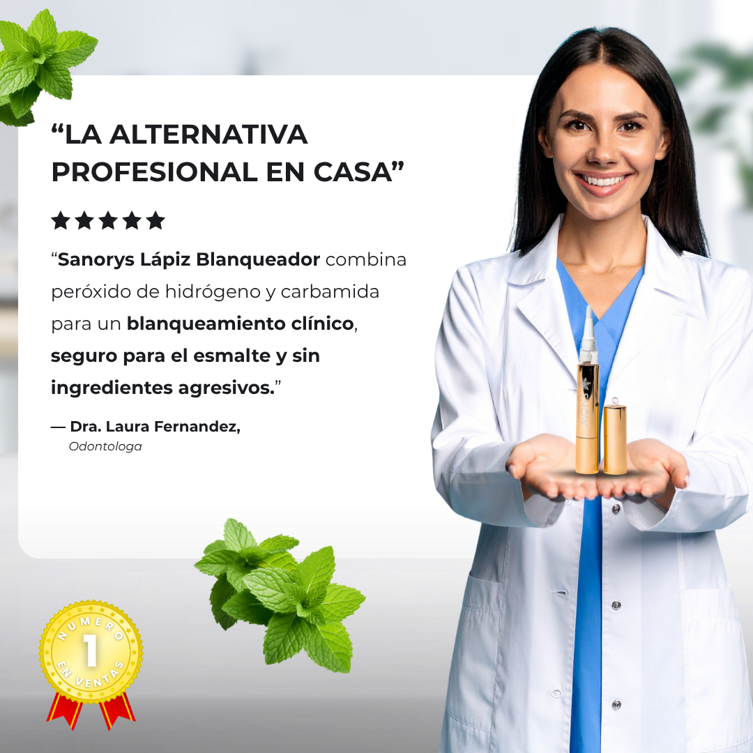 Sanorys™ - Lápiz con Suero blanqueador dental extrafuerte
