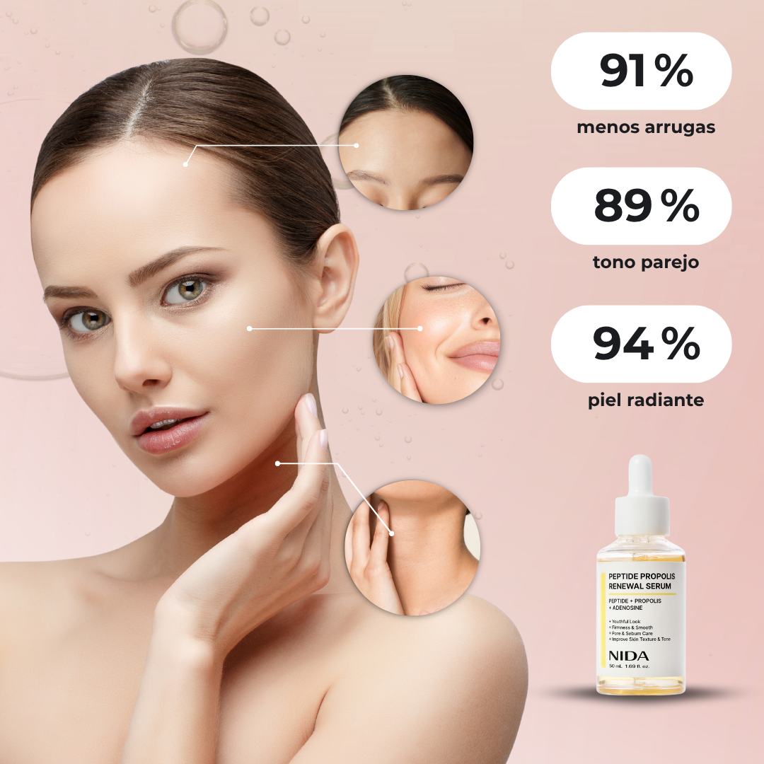 Sérum NIDA™ - Fórmula coreana con péptidos de abeja para eliminar poros por completo