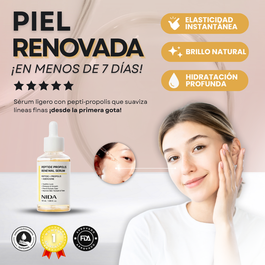 Sérum NIDA™ - Fórmula coreana con péptidos de abeja para eliminar poros por completo