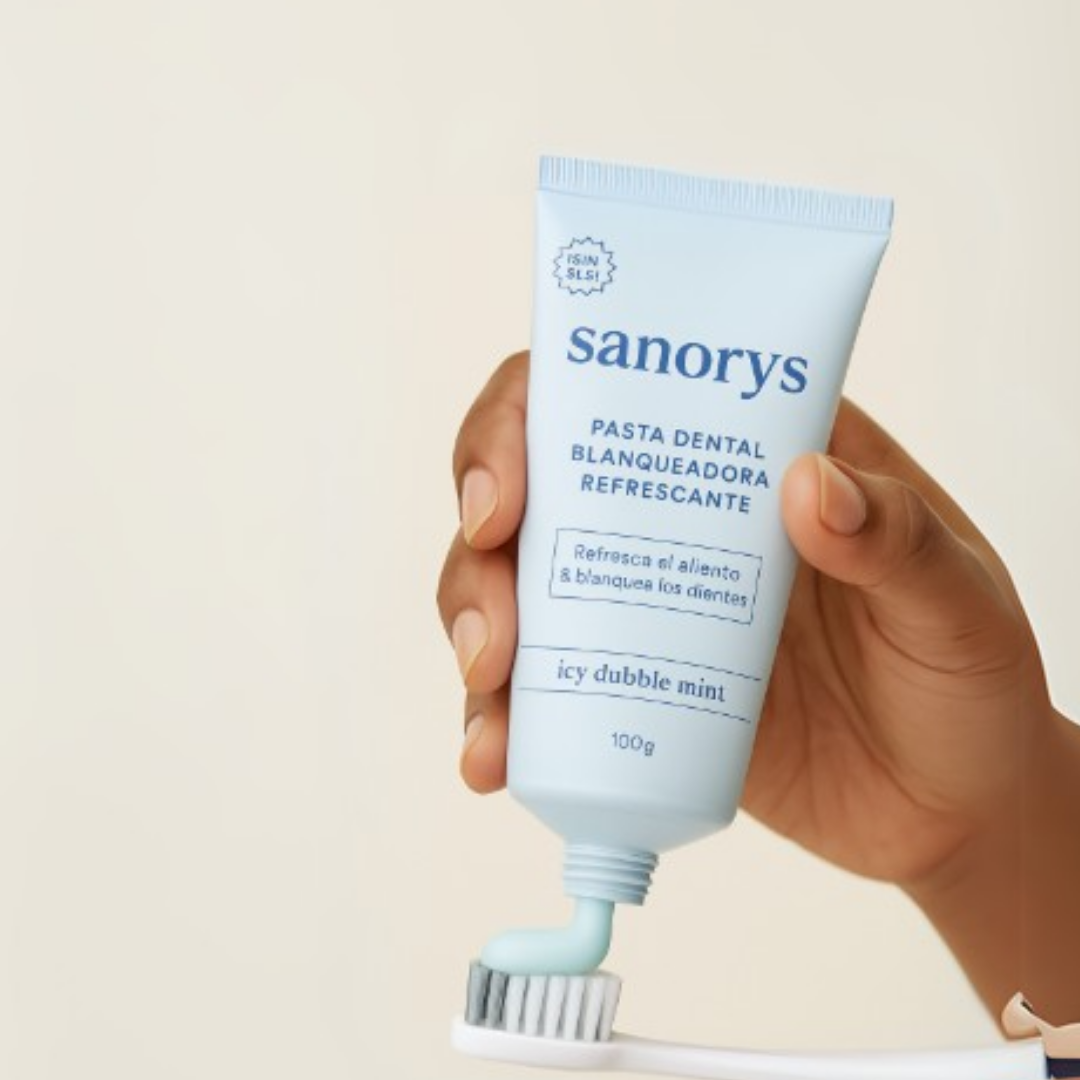 Sanorys™ -  La pasta dental que refresca, blanquea y cuida tu sonrisa desde el primer uso.