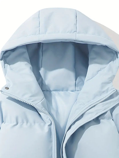 EVA - CHAQUETA DE INVIERNO FORRADA CON CAPUCHA